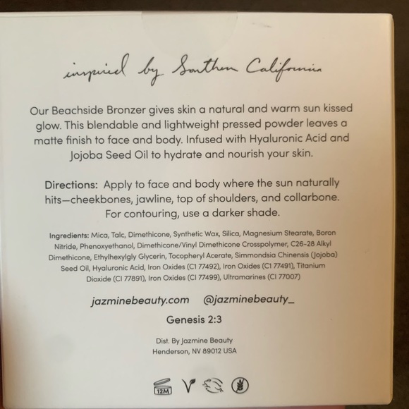 Jazmine Beauty Beachside Bronzer - Light - Picture 4 of 4